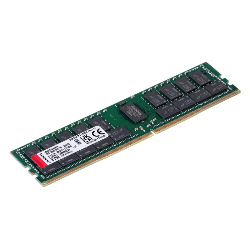Kingston RDIMM 64GB DDR4 2Rx4 Micron F Rambus 3200MHz PC4-25600 KSM32RD4/64MFR