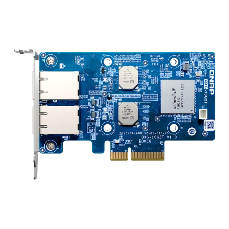 QNAP QXG-10G2T network card Internal Ethernet 10000 Mbit/s QNAP QXG-10G2T network card Internal Ethernet 10000 Mbit/s