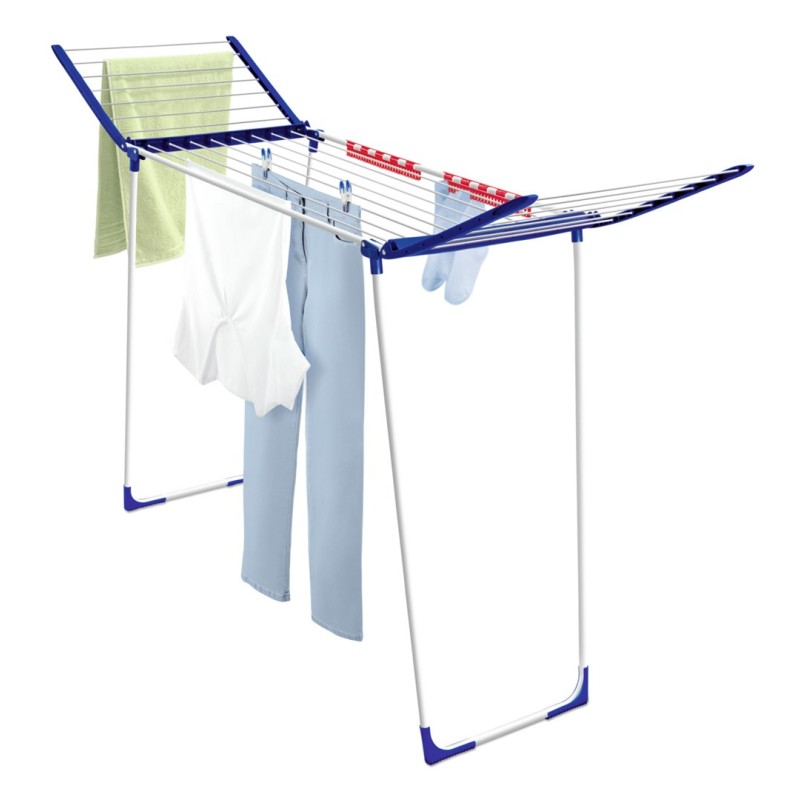 Leifheit 81650 Floor-standing rack Blue, White