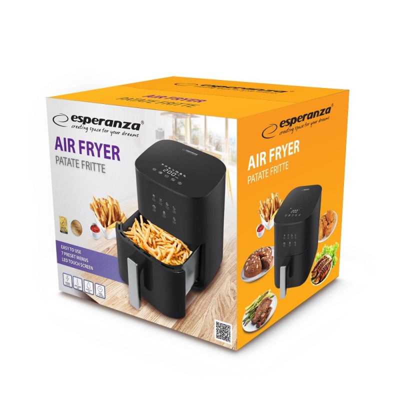 Esperanza EKA002 Fat-free fryer 3.5L 1350W Black Esperanza EKA002 Fat-free fryer 3.5L 1350W Black