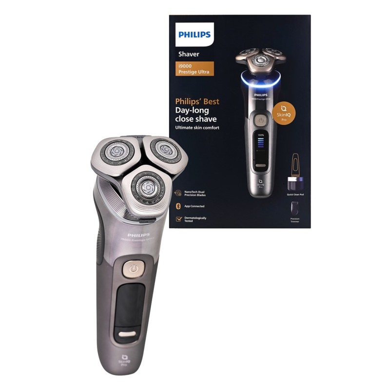 Philips i9000 Prestige Ultra XP9402/31 Wet and Dry Electric Shaver with SkinIQ Pro