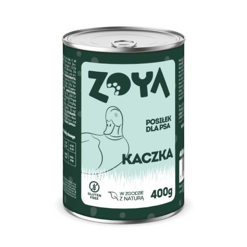 ZOYA Duck - wet dog food - 400g ZOYA Duck - wet dog food - 400g