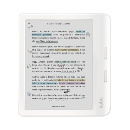 Rakuten Kobo Libra Colour e-book reader Touchscreen 32 GB Wi-Fi White Rakuten Kobo Libra Colour e-book reader Touchscreen 32 GB Wi-Fi White