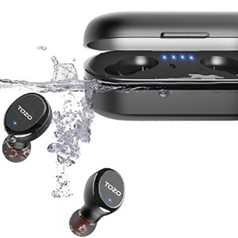 TOZO T10S True Wireless Stereo (TWS) In-Ear USB Type-C Bluetooth Headset Black TOZO T10S True Wireless Stereo (TWS) In-Ear USB Type-C Bluetooth Headset Black