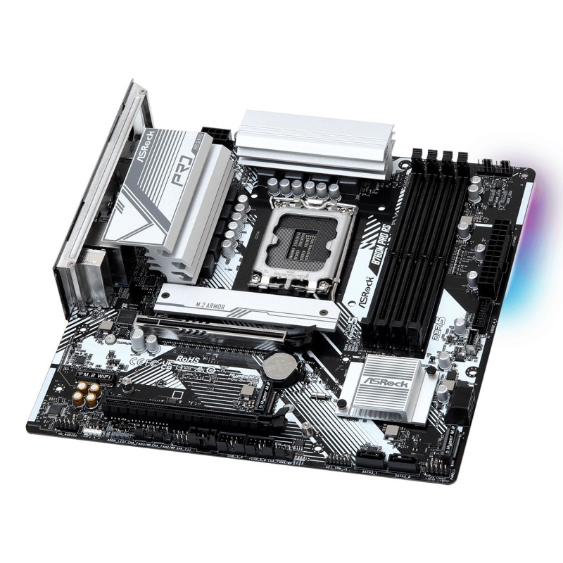 Asrock B760M Pro RS Intel B760 LGA 1700 micro ATX Asrock B760M Pro RS Intel B760 LGA 1700 micro ATX
