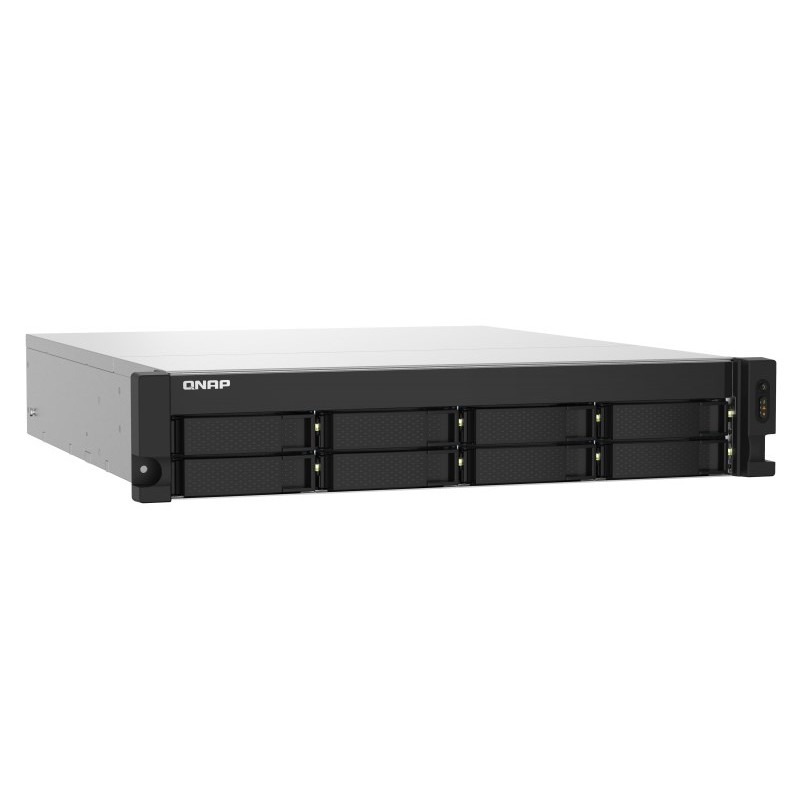 QNAP TS-832PXU NAS Rack (2U) Ethernet LAN Aluminium, Black AL324 QNAP TS-832PXU NAS Rack (2U) Ethernet LAN Aluminium, Black AL324
