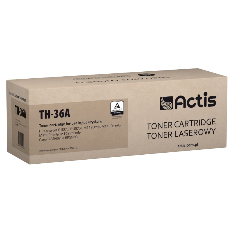 Actis TH-36A Toner (replacement for HP 36A CB436A, Canon CRG-713; Standard; 2000 pages; black)