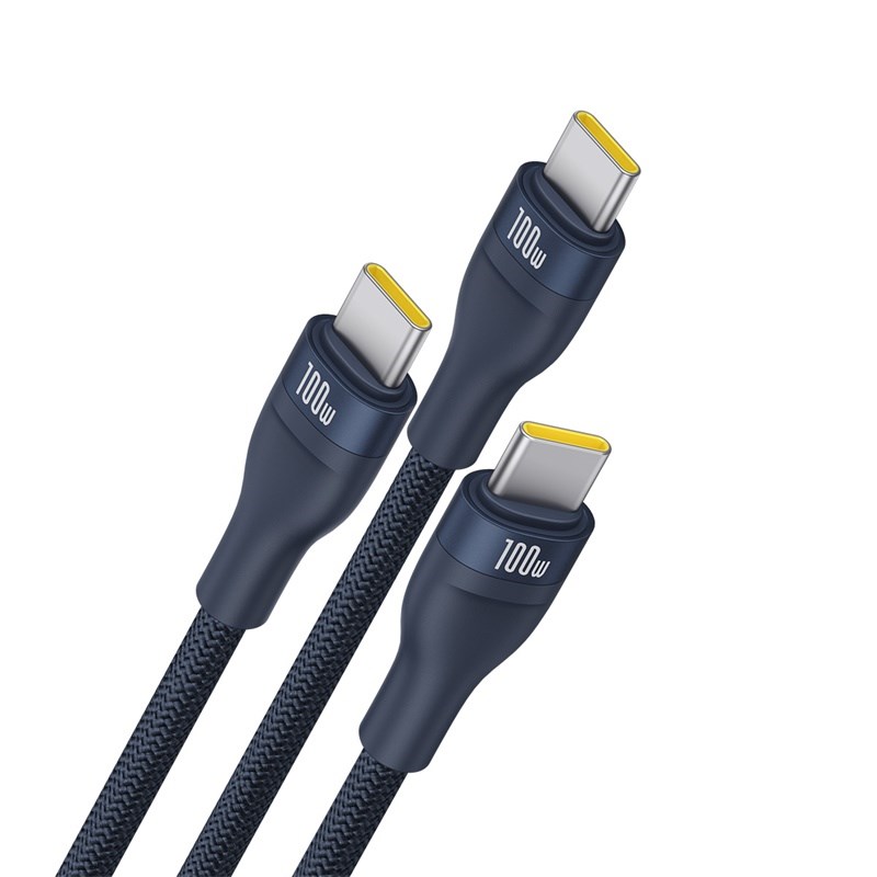 Baseus Flash Series Type C to C+C+C fast charging cable 480 Mbps Blue Baseus Flash Series Type C to C+C+C fast charging cable 480 Mbps Blue