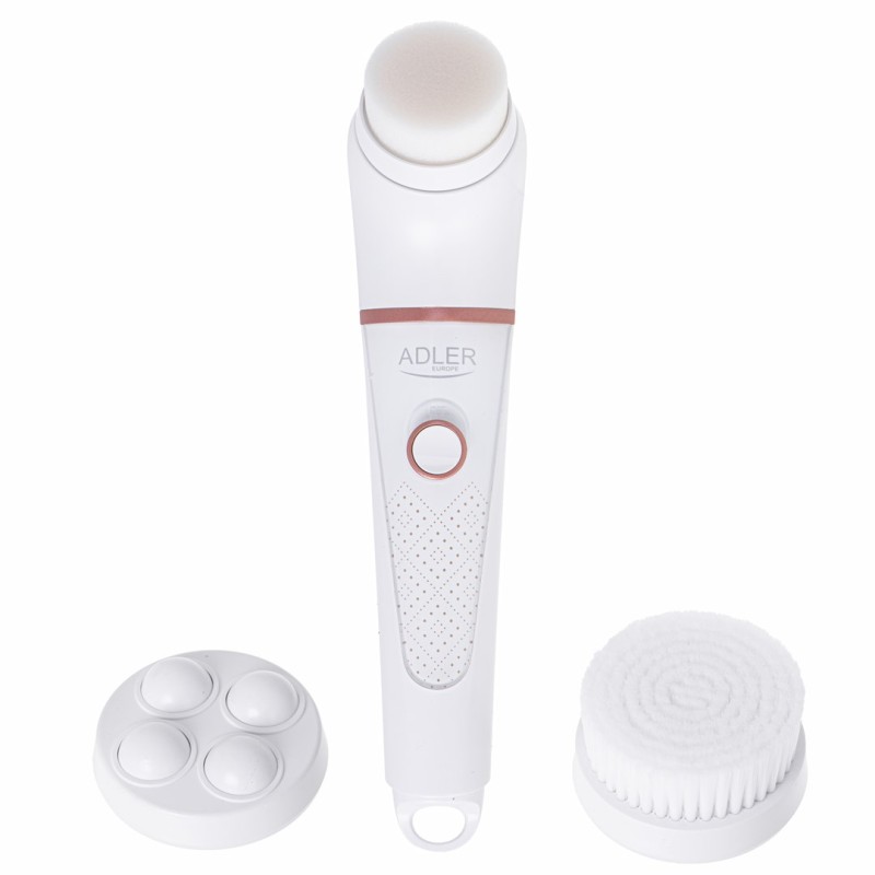 Adler AD 2178 facial cleansing brush Vibrating & rotating brush White Battery Adler AD 2178 facial cleansing brush Vibrating & rotating brush White Battery