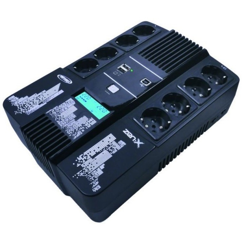 Green Cell uninterruptible power supply (UPS) Line-Interactive 0.85 kVA 480 W 2 AC outlet(s)