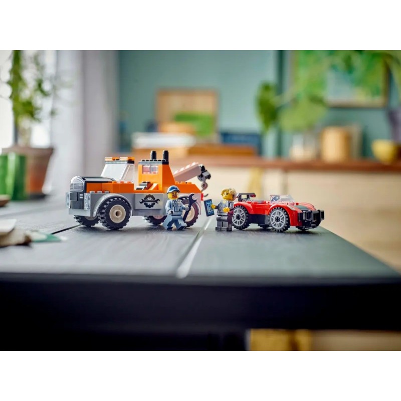 LEGO CITY 60435 Tow Truck and Sports Car Repair