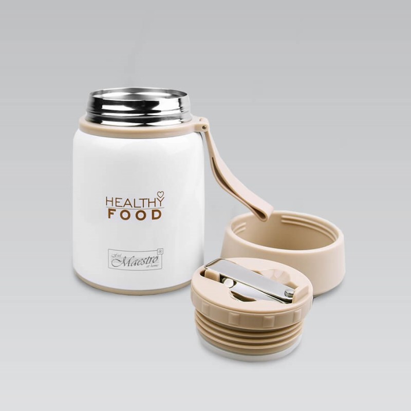 Dinner thermos Maestro MR-1646-53 530 ml White Dinner thermos Maestro MR-1646-53 530 ml White