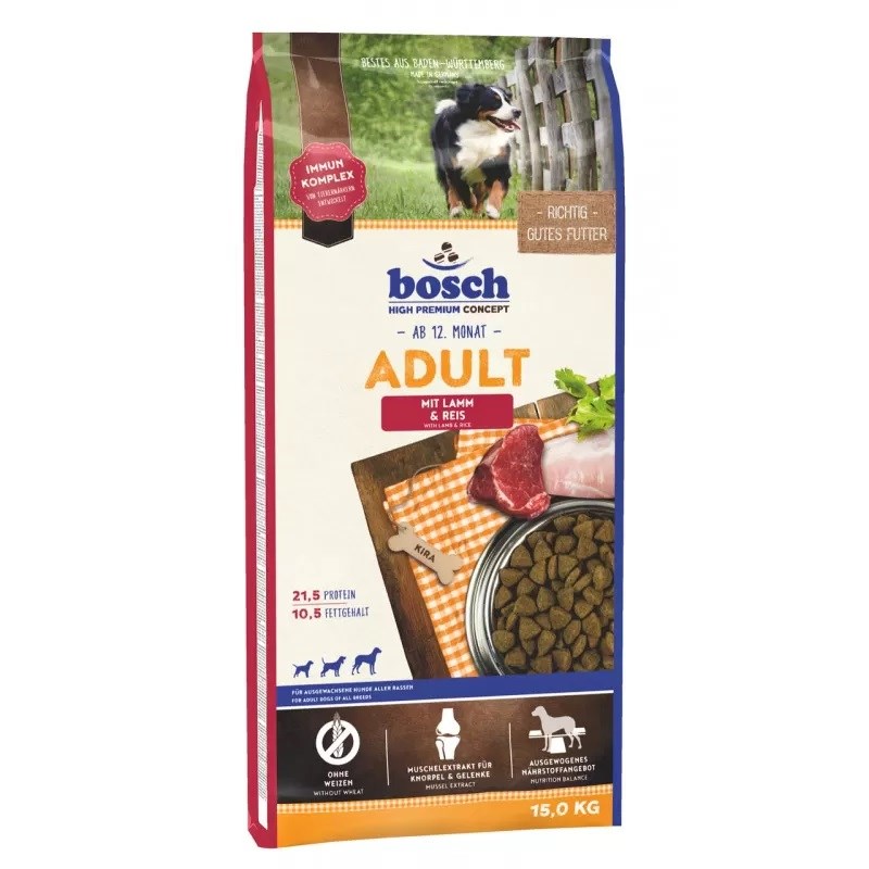 Bosch ADULT MIT LAMM & REIS 15 kg Bosch ADULT MIT LAMM & REIS 15 kg