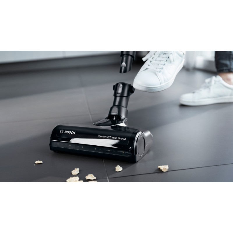 Bosch BSS711W stick vacuum/electric broom Battery Dry Bagless 0.3 L Black, Silver, White