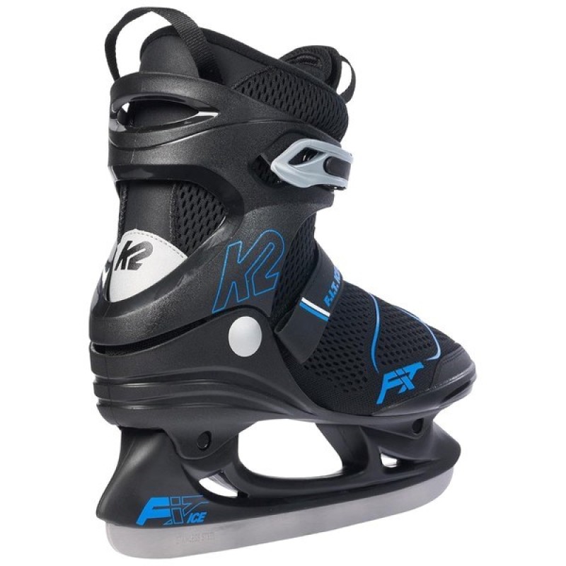 Men's skates K2 F.I.T. ICE PRO black/blue 43