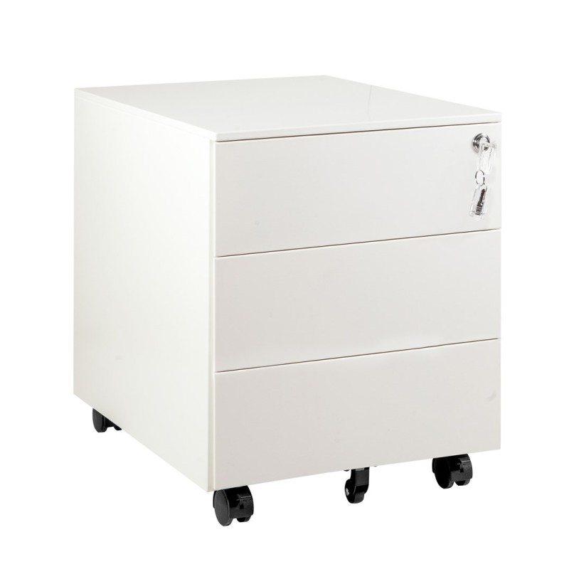 Metal pedestal with lock XD-041-3-W White Metal pedestal with lock XD-041-3-W White