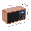 Adler AD 1184 radio Portable Digital Black, Wood Adler AD 1184 radio Portable Digital Black, Wood