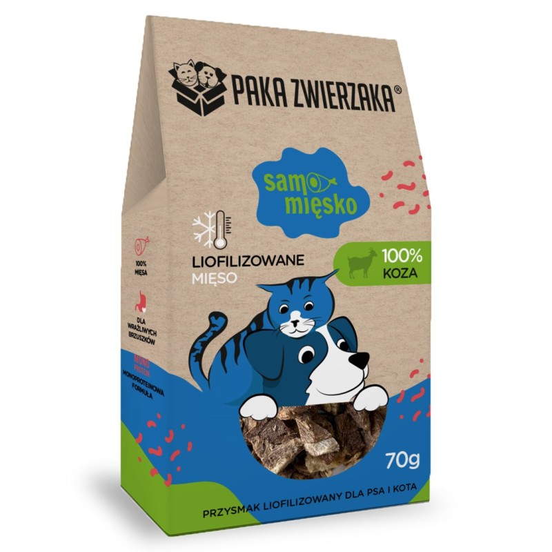 PAKA ZWIERZAKA Samo Mięsko Goat - dog treat - 70g