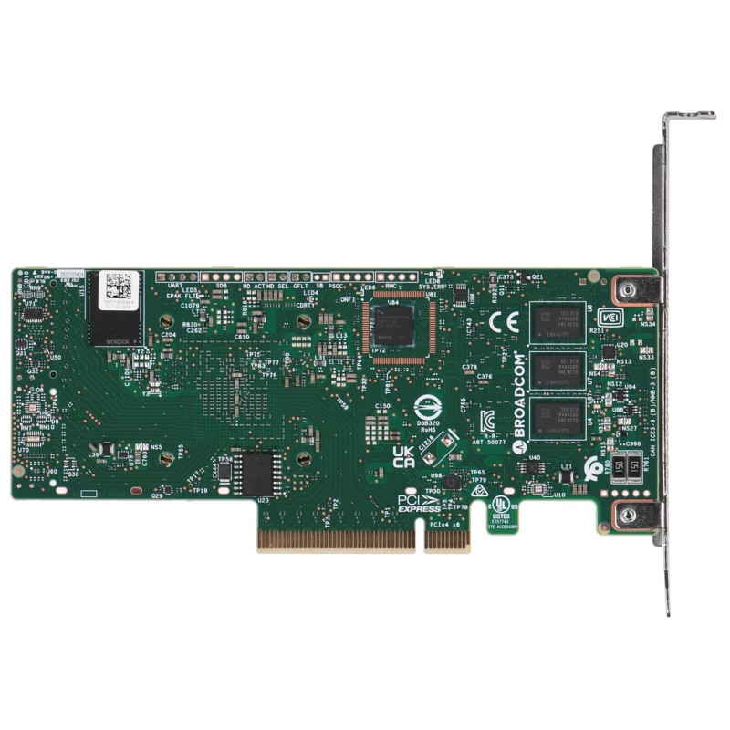 Broadcom MegaRAID 9560-16i RAID controller PCI Express x8 4.0 12 Gbit/s Broadcom MegaRAID 9560-16i RAID controller PCI Express x8 4.0 12 Gbit/s