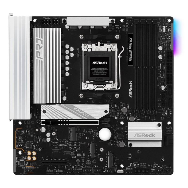 Asrock B850M Pro RS AMD B850 Socket AM5 micro ATX Asrock B850M Pro RS AMD B850 Socket AM5 micro ATX