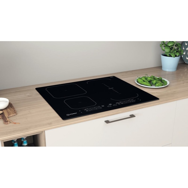 Indesit IB 65B60 NE Black Built-in 59 cm Zone induction hob 4 zone(s) Indesit IB 65B60 NE Black Built-in 59 cm Zone induction hob 4 zone(s)