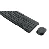 Logitech MK235 keyboard Mouse included USB QWERTY US International Grey