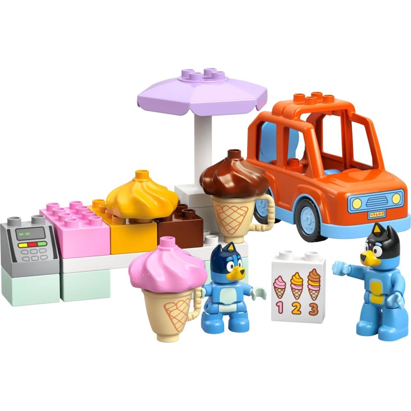 LEGO BLUEY 10458 Ice Cream Trip with Bluey