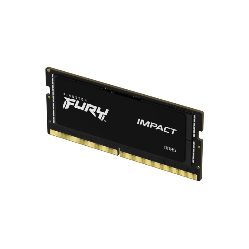 Kingston Technology FURY Impact Black memory module 16 GB 1 x 16 GB DDR5 2400 MHz Kingston Technology FURY Impact Black memory module 16 GB 1 x 16 GB DDR5 2400 MHz