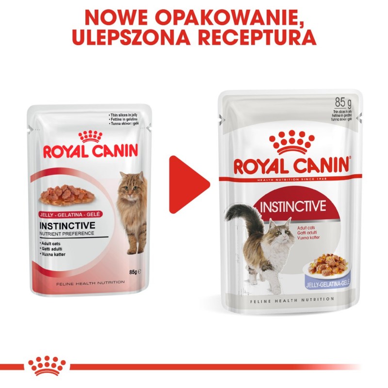 ROYAL CANIN FHN Instinctive in jelly - wet food for adult cats - 12x85g ROYAL CANIN FHN Instinctive in jelly - wet food for adult cats - 12x85g