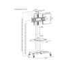 Art Mobile stand + mount for 32-70 inch TVs, 45 kg, S-12, VESA 600x400