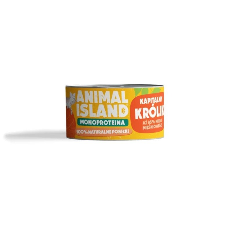 ANIMAL ISLAND Monoprotein Rabbit - wet cat food - 100g