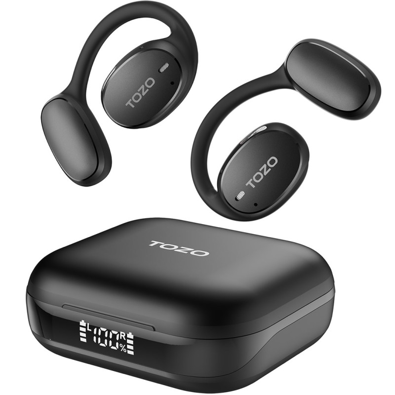 TOZO OpenEgo True Wireless Stereo (TWS) Kostne USB Type-C Bluetooth Headset Black TOZO OpenEgo True Wireless Stereo (TWS) Kostne USB Type-C Bluetooth Headset Black