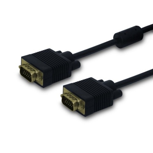 Savio CL-29 VGA cable 1.8 m VGA (D-Sub) Black Savio CL-29 VGA cable 1.8 m VGA (D-Sub) Black