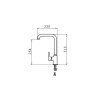 Refrigerator Ravanson LKK-50B (black)