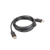 Lanberg CA-DPDP-10CC-0030-BK DisplayPort cable 3 m Black Lanberg CA-DPDP-10CC-0030-BK DisplayPort cable 3 m Black