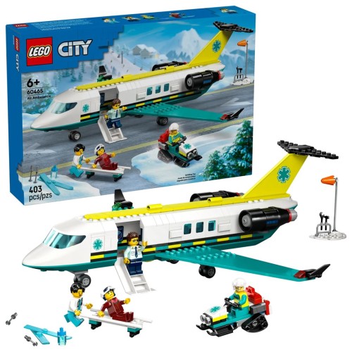 LEGO CITY 60465 Emergency Air Ambulance Airplane