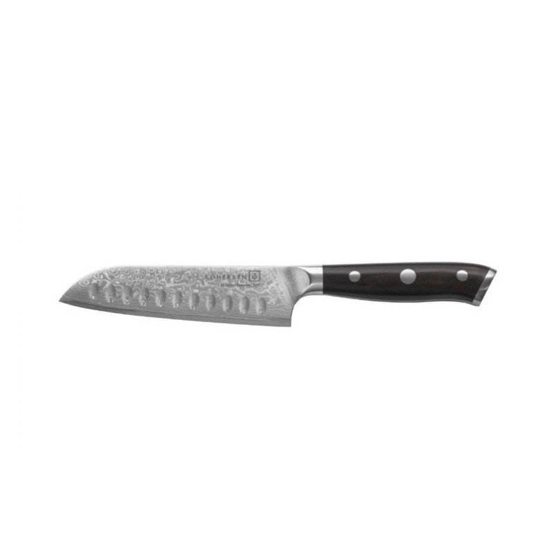 Nóż santoku Santoku Kohersen Elegance Ebony Wood 12,7cm Nóż santoku Santoku Kohersen Elegance Ebony Wood 12,7cm