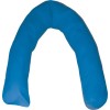 Bed positioning cushion U-crescent in silicone fibre Blue