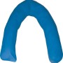 Bed positioning cushion U-crescent in silicone fibre Blue