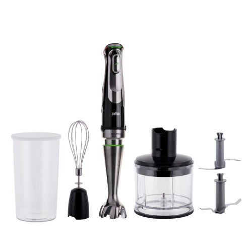 Braun MultiQuick 7 MQ7000X 0.6 L Immersion blender 1000 W Black, Stainless steel Braun MultiQuick 7 MQ7000X 0.6 L Immersion blender 1000 W Black, Stainless steel