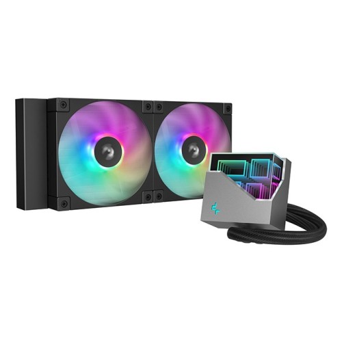 DeepCool LT240 Processor All-in-one liquid cooler 12 cm Black 1 pc(s) DeepCool LT240 Processor All-in-one liquid cooler 12 cm Black 1 pc(s)