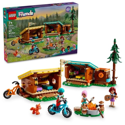 Blocks LEGO FRIENDS 42624 Adventure Camp Cozy Cabins Blocks LEGO FRIENDS 42624 Adventure Camp Cozy Cabins