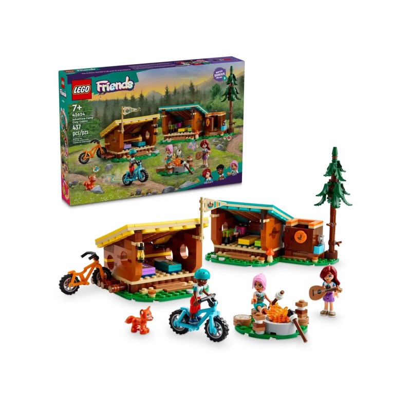 Blocks LEGO FRIENDS 42624 Adventure Camp Cozy Cabins Blocks LEGO FRIENDS 42624 Adventure Camp Cozy Cabins