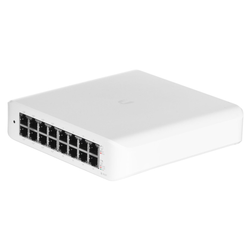 Ubiquiti UniFi Switch Lite 16 PoE L2 Gigabit Ethernet (10/100/1000) Power over Ethernet (PoE) White Ubiquiti UniFi Switch Lite 16 PoE L2 Gigabit Ethernet (10/100/1000) Power over Ethernet (PoE) White
