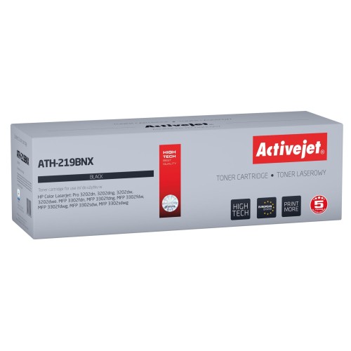 Activejet ATH-219BNX Toner for HP printer, replacement HP 219X W2190X; Supreme; 3200 pages; black, with chip Activejet ATH-219BNX Toner for HP printer, replacement HP 219X W2190X; Supreme; 3200 pages; black, with chip