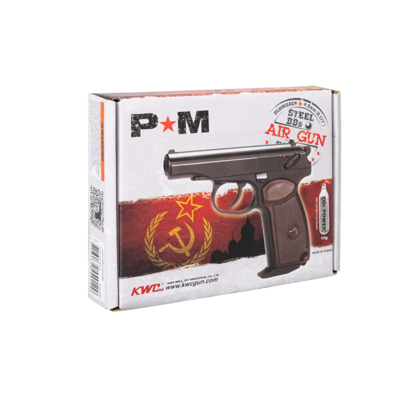 Air rifle pistol Ranger PM BB KWC CAL. 4.5 BBS 15 Shots Full Metal Slide Co2