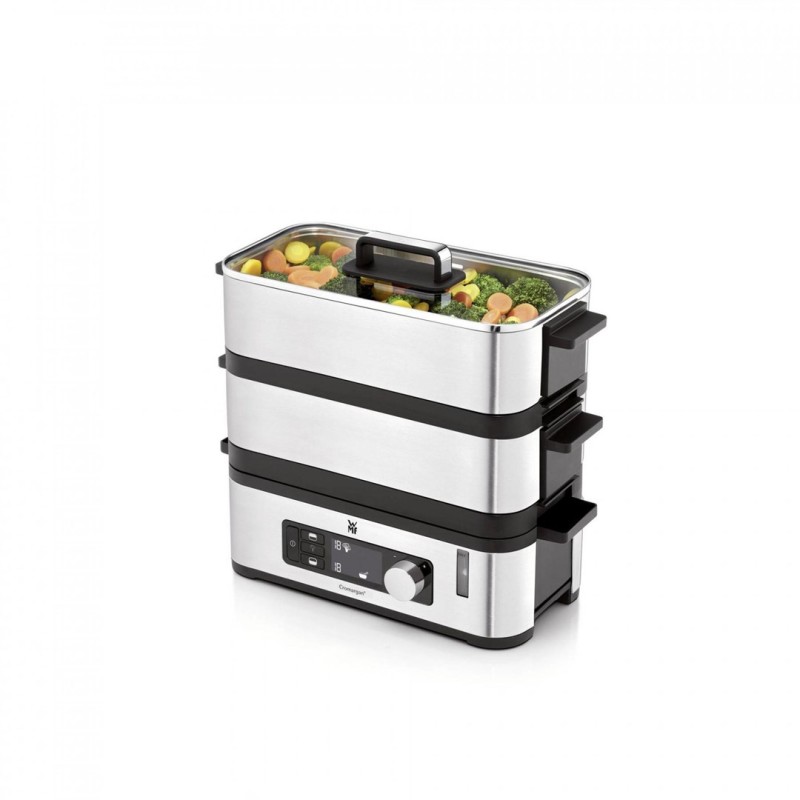 WMF KITCHENminis 0415090011 steam cooker 2 basket(s) Countertop 900 W Black, Stainless steel WMF KITCHENminis 0415090011 steam cooker 2 basket(s) Countertop 900 W Black, Stainless steel