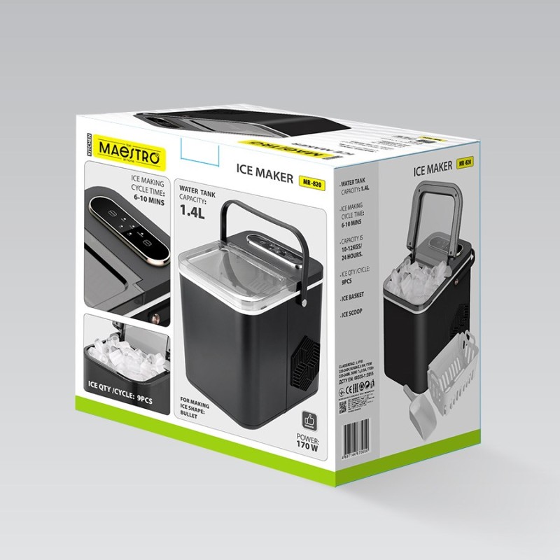 Ice maker MAESTRO MR-820 Black