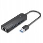 Hub 5w1 Vention USB 3.0 + adapter Gigabit Ethernet