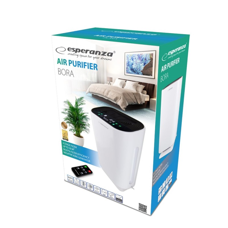 Esperanza EHP003 Air purifier, White Esperanza EHP003 Air purifier, White
